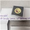 Image 5 : Lot of 4 Candian Coins 1987 Frosted Proof Quarter, 1981 Voyageur Silver Dollar, 2020 UN Loon & 2017 
