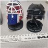 Image 4 : McDonald Sports Collectable Lot - 3 Helmets Malkin, Pricex2 and Art Ross Trophy In Box