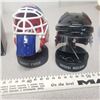 Image 5 : McDonald Sports Collectable Lot - 3 Helmets Malkin, Pricex2 and Art Ross Trophy In Box