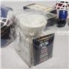 Image 6 : McDonald Sports Collectable Lot - 3 Helmets Malkin, Pricex2 and Art Ross Trophy In Box