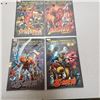 Image 1 : Lot of 4 Marvel Universe Handbooks Spiderman 2004, Daredevil 2004, X-Men 2004 & 2005