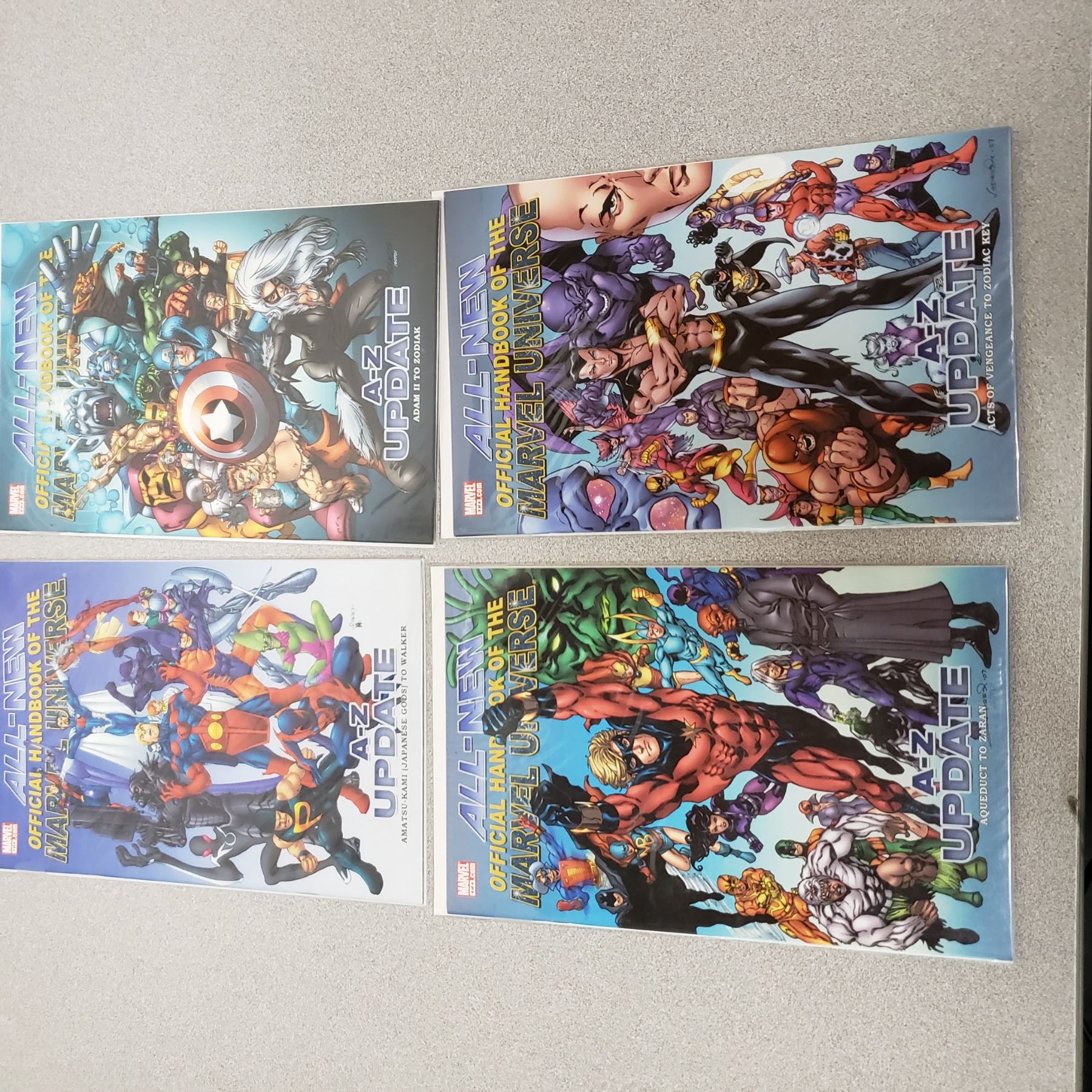 Marvel Handbook Update All-New Official Handbook of the Marvel Universe Update series Issue 1 ...