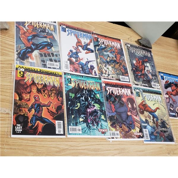 Marvel Knights Spider-Man #1 thru #9 Lot of 9 Marvel Comics