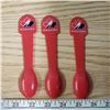 Image 3 : Lot of 3 Jello Team Canada Spoons Unused MINT