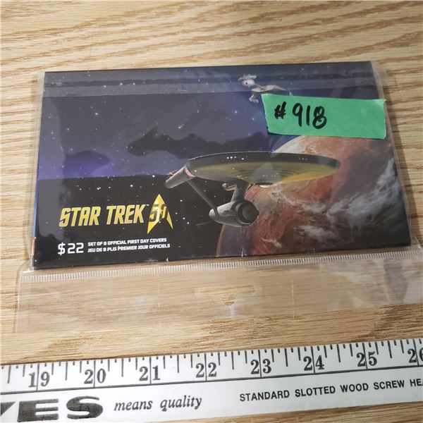 Limited Set of 8 Official First Day Covers Star Trek Limited Production