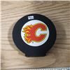 Image 1 : RARE Calgary Flames Puck Piggy Bank Unused MINT Condition