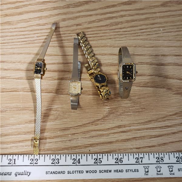 4 Vintage Ladies Watches