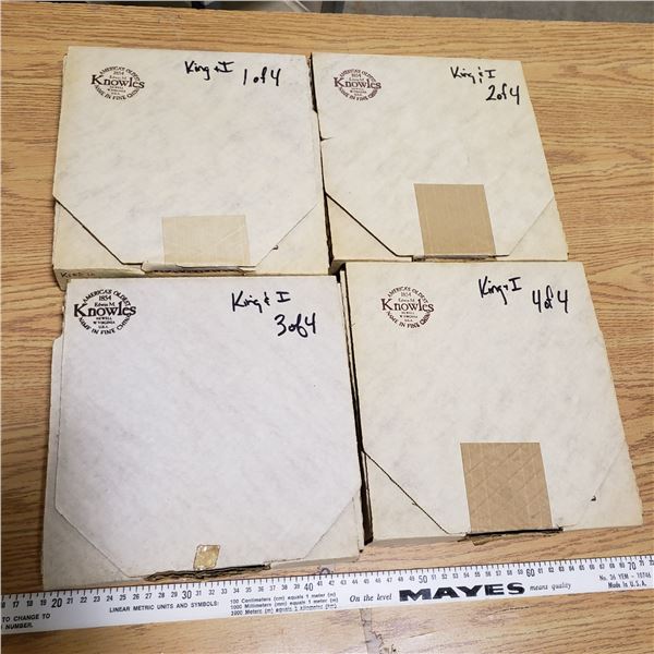 1st Issue "The King & I" Lot of 4 Porcelain Collectors Plates