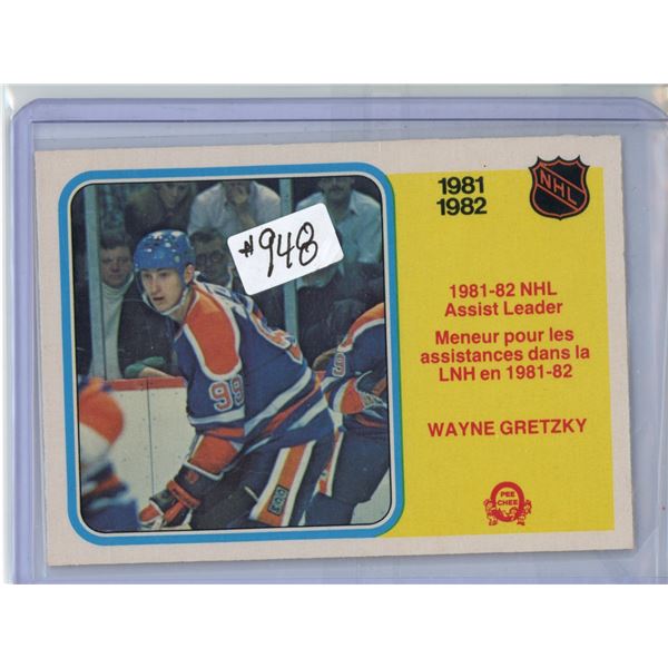 1982-83 O-Pee-Chee Wayne Gretzky NHL Assist Leader #240 MINT