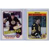 Image 1 : Ray Bourque O-Pee-Chee Lot 2nd yr #1 and 3 yr Cards #7 MINT Bruins