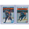 Image 1 : Paul Coffey O-Pee-Chee Lot 2nd Year #101 and In Action #102 MINT OILERS