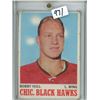 Image 1 : 1970-71 Topps Bobby Hull #15 *Has Crease In One Touch Holder