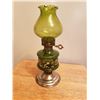 Image 2 : Green coal oil lantern with shade, no damage