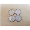 Image 2 : 4 silver Canadian 1968 quarters (non magnetic)