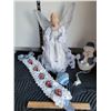 Image 1 : Angel tree topper, snowman and ornaments.