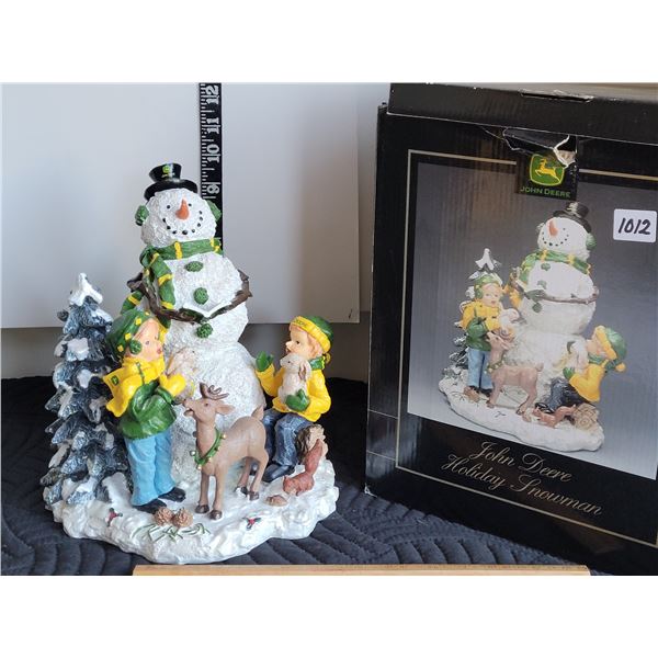 John Deere collectable Holiday Snowman.