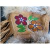 Image 2 : Inuit Lg. Handmade, moose hide & beaded Mitts. Believe fur to be Badger. Never worn.