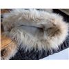 Image 6 : Inuit Lg. Handmade, moose hide & beaded Mitts. Believe fur to be Badger. Never worn.