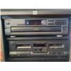 Image 4 : Complete Technics Stereo System. Plug in and play.  AM/FM stereo receiver, Dual cassette player /rec