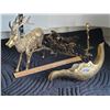 Image 5 : Solid Brass Reindeer and Sleigh. Sled detaches.