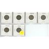 Image 1 : 1928d, 1942s. 1946d, 1947s, 1947d 1964 U S.A. Five Cent Coins