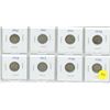Image 1 : Eight Canadian Silver Dimes