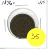 Image 1 : 1876H Large Canadian Cent