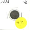 Image 1 : 1888 Canadian Silver Five Cents