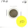 Image 1 : 1912 Canadian Silver Five Cents