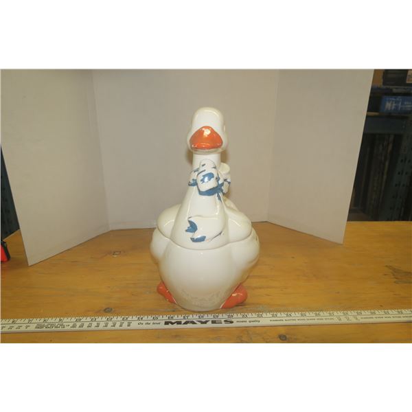 Goose Cookie Jar
