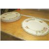 Image 3 : Old Staffordshire Platter + 6 Plates/ Victorian England Platter