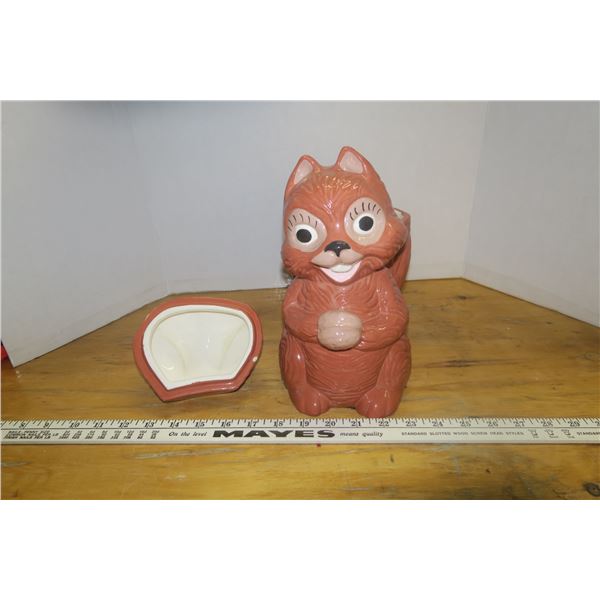 Squirrel Cookie Jar