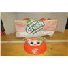 Image 1 : vintage orange crush solar radio visor/ orange crush duffle bag