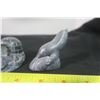 Image 8 : 5 Soapstone Carvings - No Markings