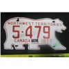 Image 1 : Norwest Territories Plate 1977