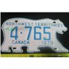 Image 1 : Norwest Territories Plate 1979