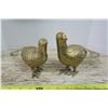 Image 1 : 2 Brass Birds