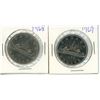 Image 1 : 1968+69 Canadian $1 Coins