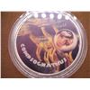 Image 1 : Compsognathus Jurassic time Dinosaurs world NEW 1.5" In plastic coin case.