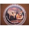 Image 1 : Dilophosaurus Rex Jurassic time Dinosaurs world NEW 1.5" In plastic coin case.