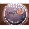Image 1 : Spinosaurus Jurassic time Dinosaurs world NEW 1.5" In plastic coin case.