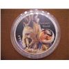 Image 1 : Stegasaurus Jurassic time Dinosaurs world NEW 1.5" In plastic coin case.