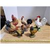 Image 1 : lot of hen & rooster decorations