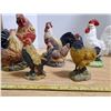 Image 2 : lot of hen & rooster decorations