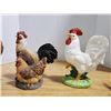 Image 4 : lot of hen & rooster decorations
