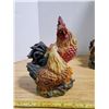 Image 6 : lot of hen & rooster decorations