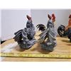 Image 3 : lot of hen & rooster decorations