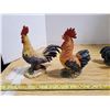 Image 5 : lot of hen & rooster decorations