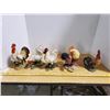 Image 1 : lot of hen & rooster decorations