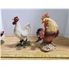 Image 4 : lot of hen & rooster decorations